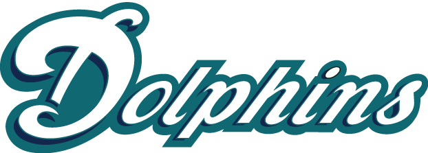Miami Dolphins 1997-2012 Wordmark Logo t shirt iron on transfers...